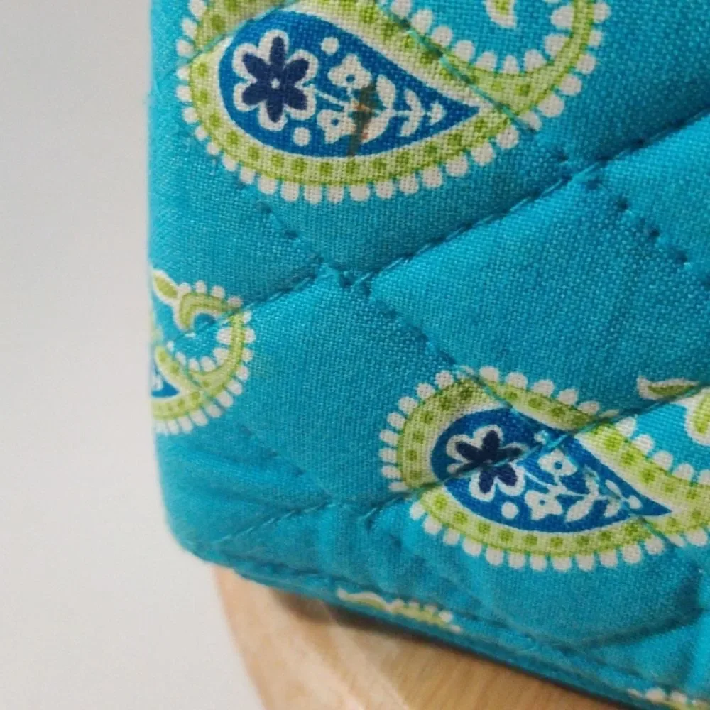 Vera Bradley Baby Blue Paisley Clutch‎ Wallet - Picture 6 of 16